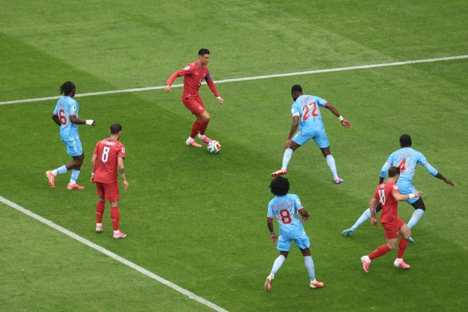 Cristiano Ronaldo's shocking performance: Touched the ball only 25 times against DR Congo
