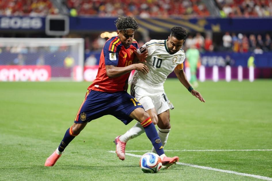 Spain beats Saudi Arabia 4-0, second match of 2026 World Cup