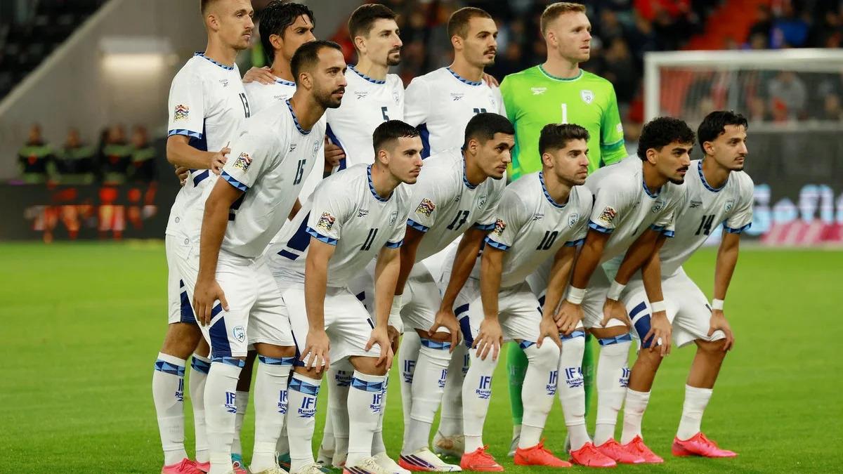 Israel striker forced to make gun gesture in goal celebration