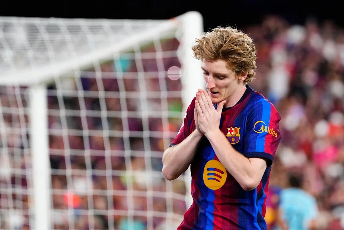 Anthony Gordon's Barcelona debut cost £70 million