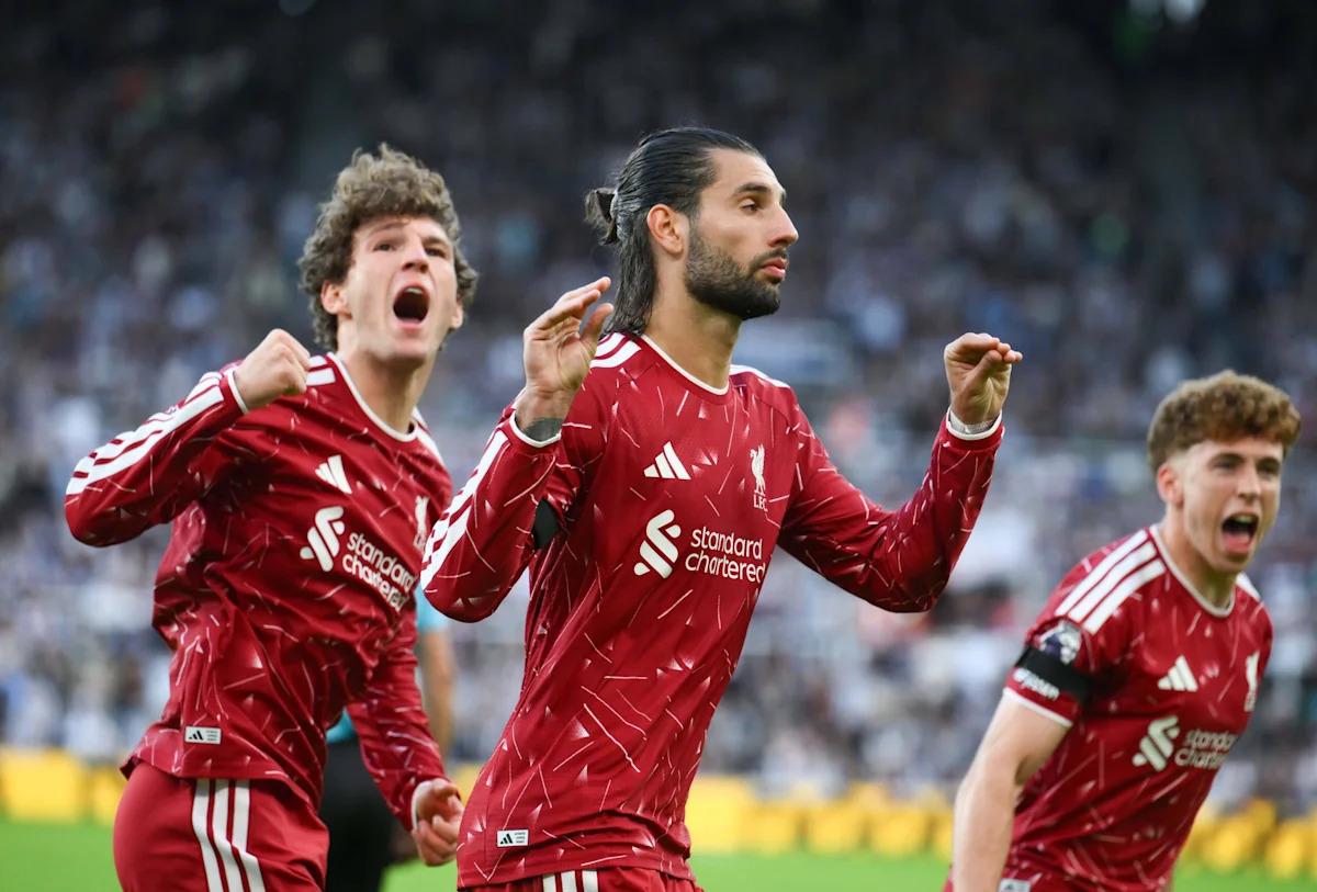 Four highlights from the thrilling 2-2 draw between Liverpool and Newcastle